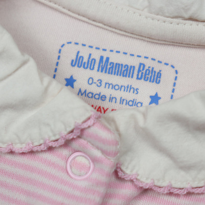 0-3 Months Jojo Maman Bebe Babygrow GUC