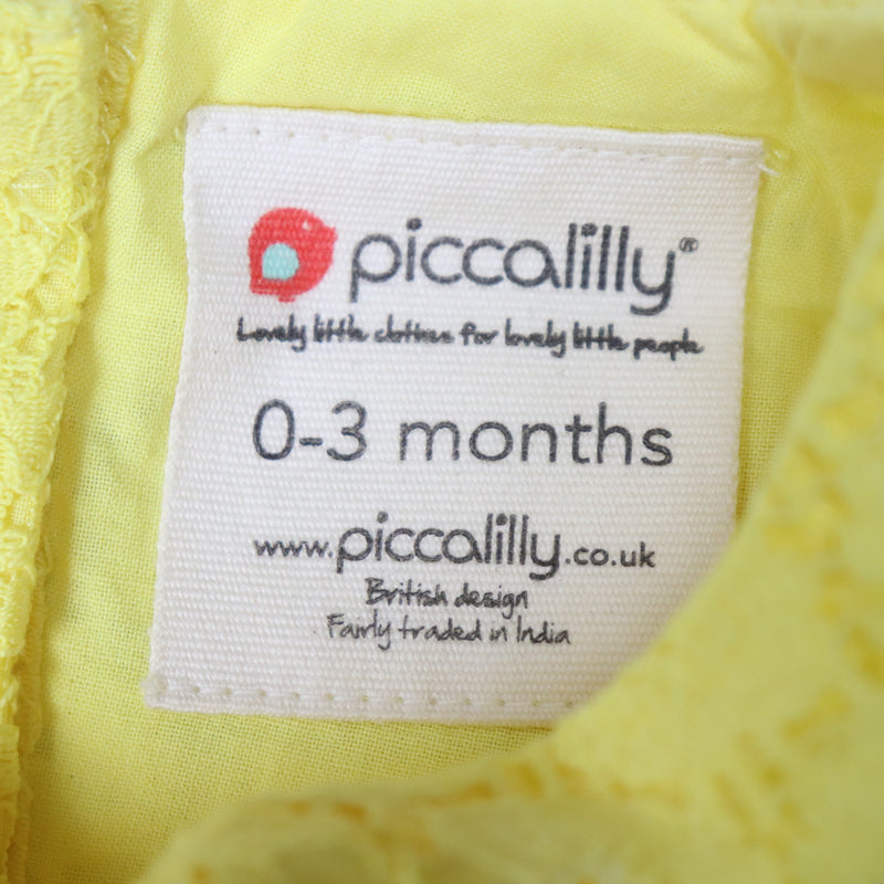 0-3 Months Piccalilly Dress & Bloomers EUC
