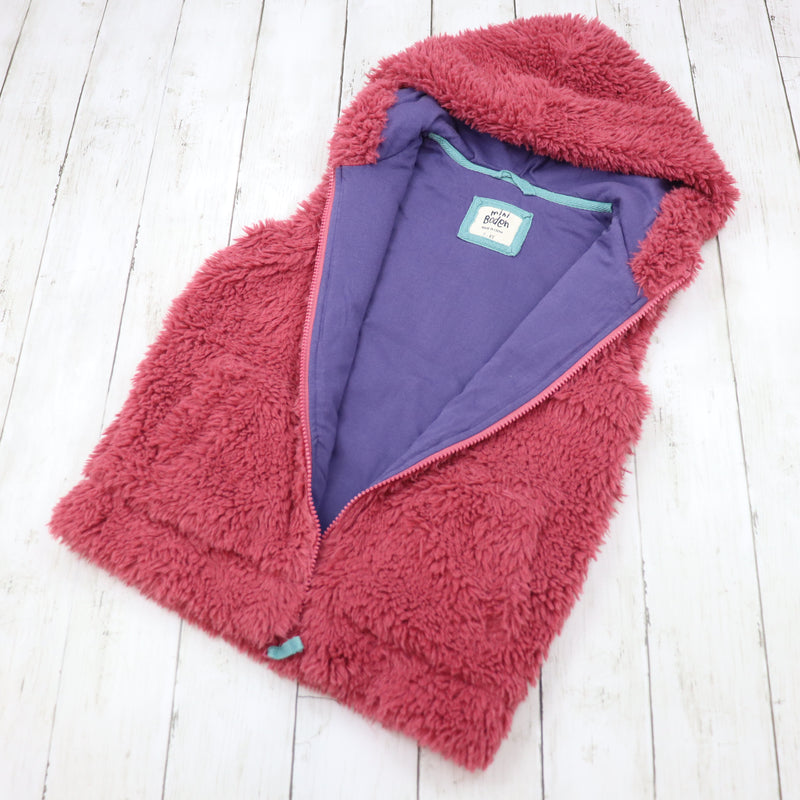 7-8 Years Boden Fluffy Gilet VGUC