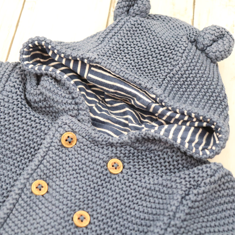 3-6 Months M&S Hooded Cardigan VGUC