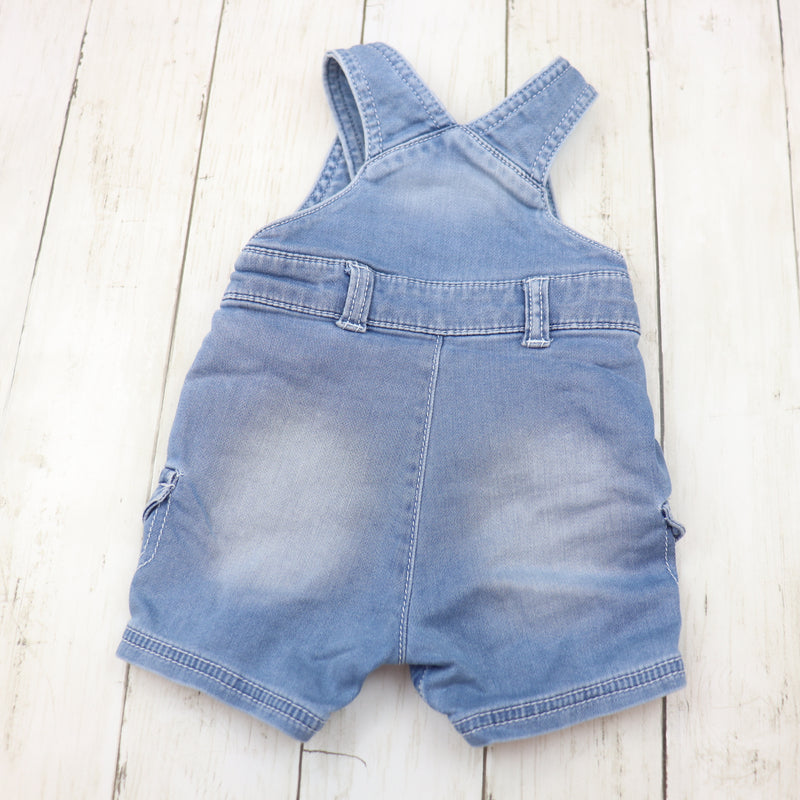 0-1 Month Mothercare Dungarees EUC