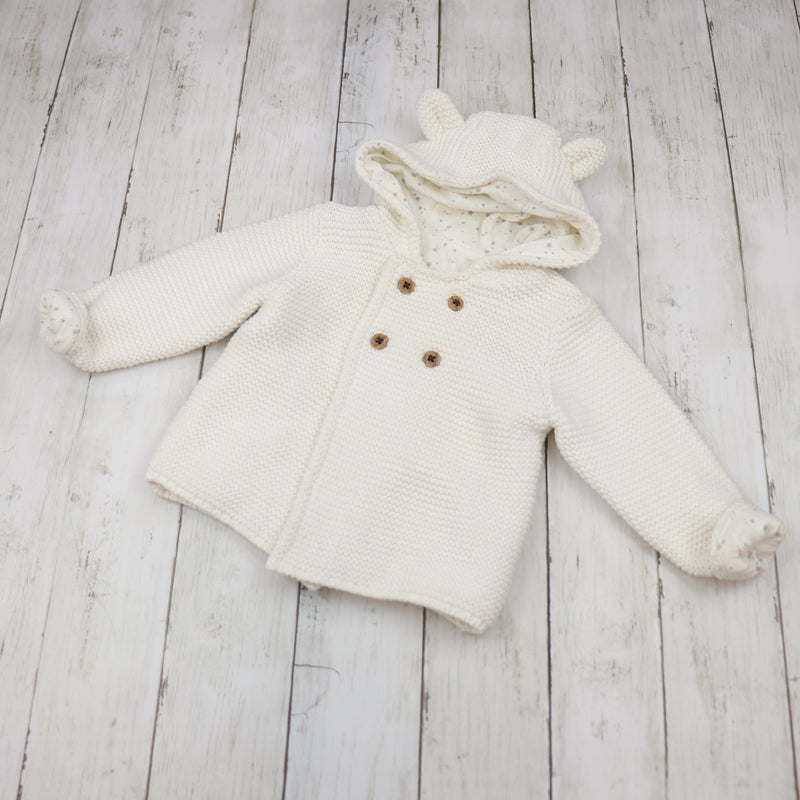 6-9 Months M&S Hooded Cardigan VGUC