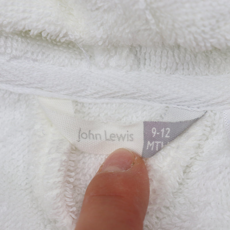 9-12 Months John Lewis Dressing Gown EUC